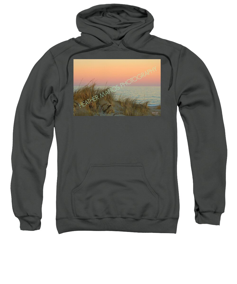 Sunset Sweatshirt featuring the photograph Candy Coated Sunset by Heather M Photography