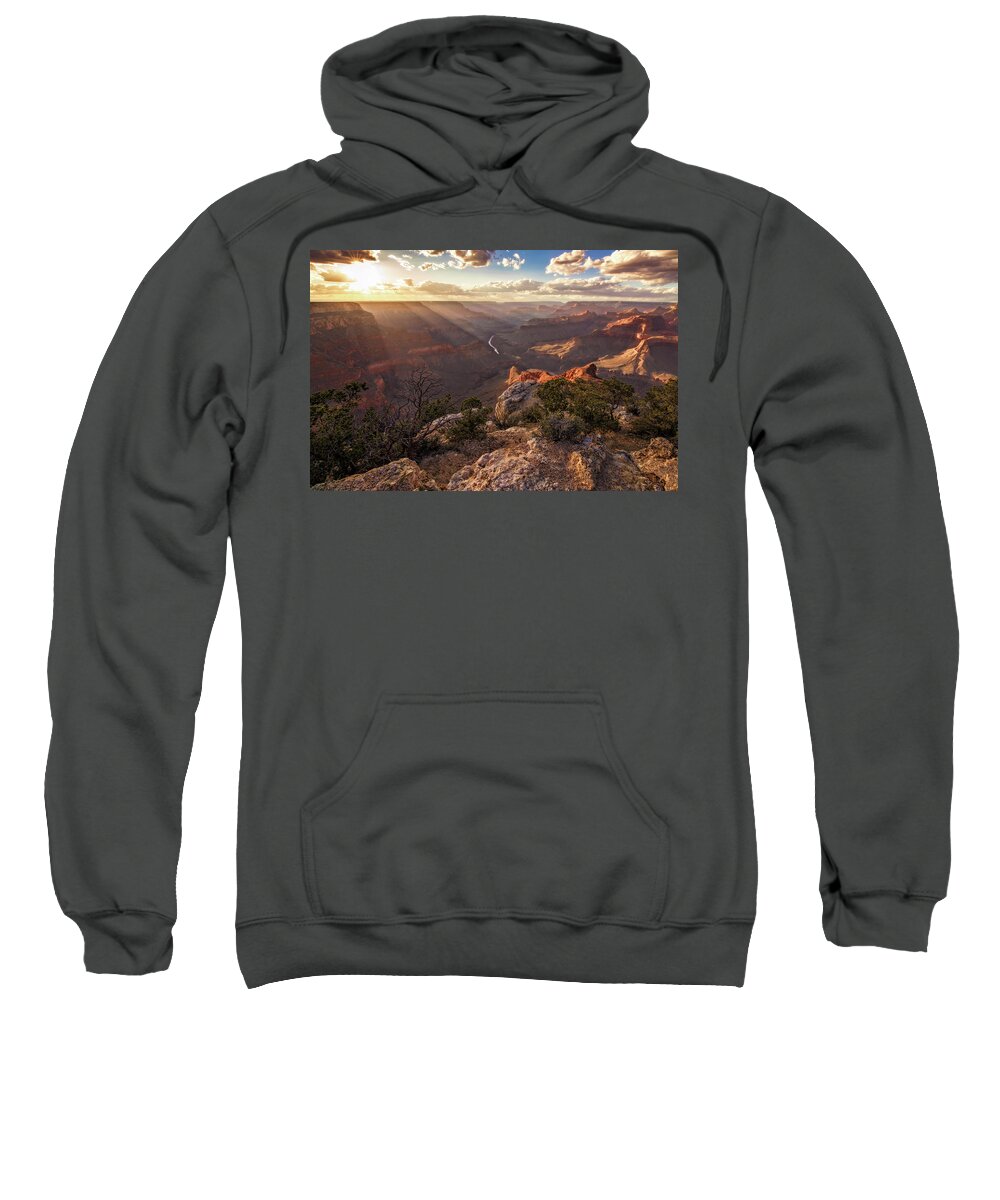 Grand Canyon Sweatshirt featuring the photograph Canyon Light by Judi Kubes