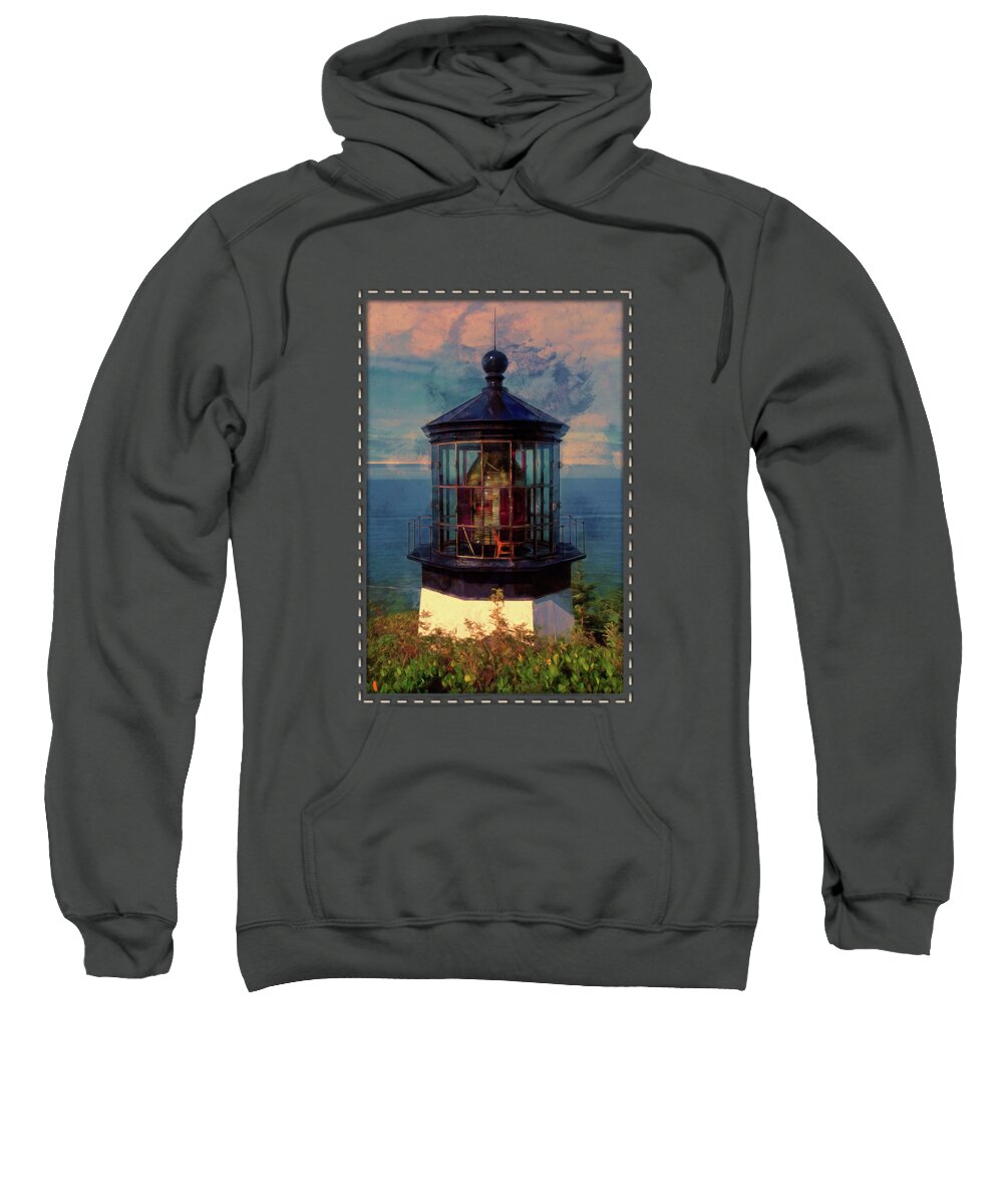 Cape Meares Lighthouse Sweatshirt featuring the photograph Cape Meares Lighthouse by Thom Zehrfeld