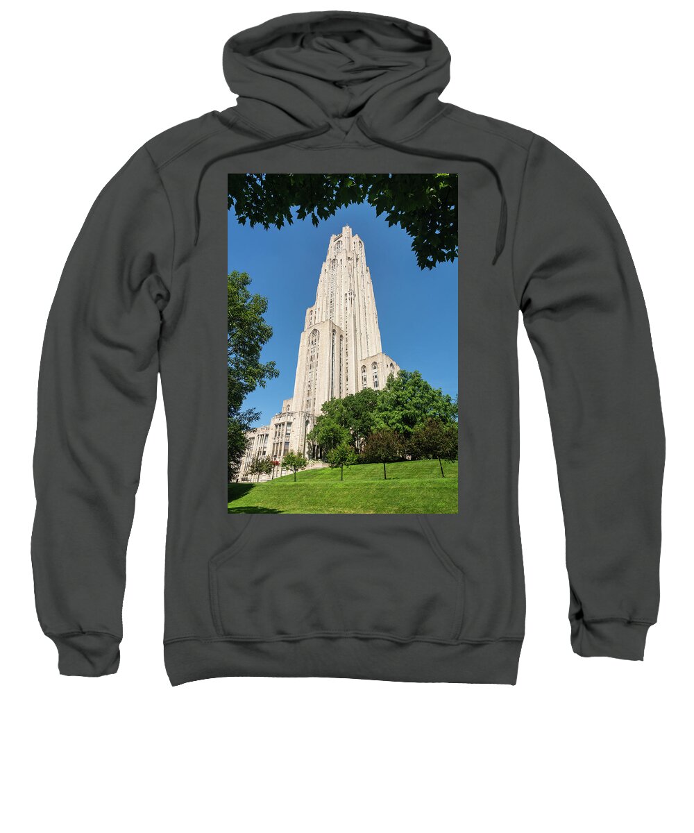 Pittsburgh Sweatshirt featuring the photograph Cathedral of Learning building at the University of Pittsburgh by Steven Heap