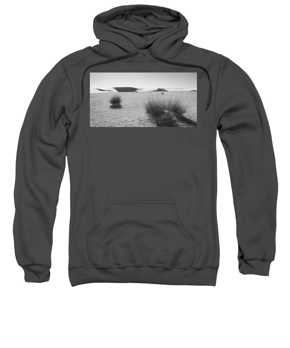 Richard E. Porter Sweatshirt featuring the photograph Clinging to Life - White Sands National Monument, New Mexico by Richard Porter