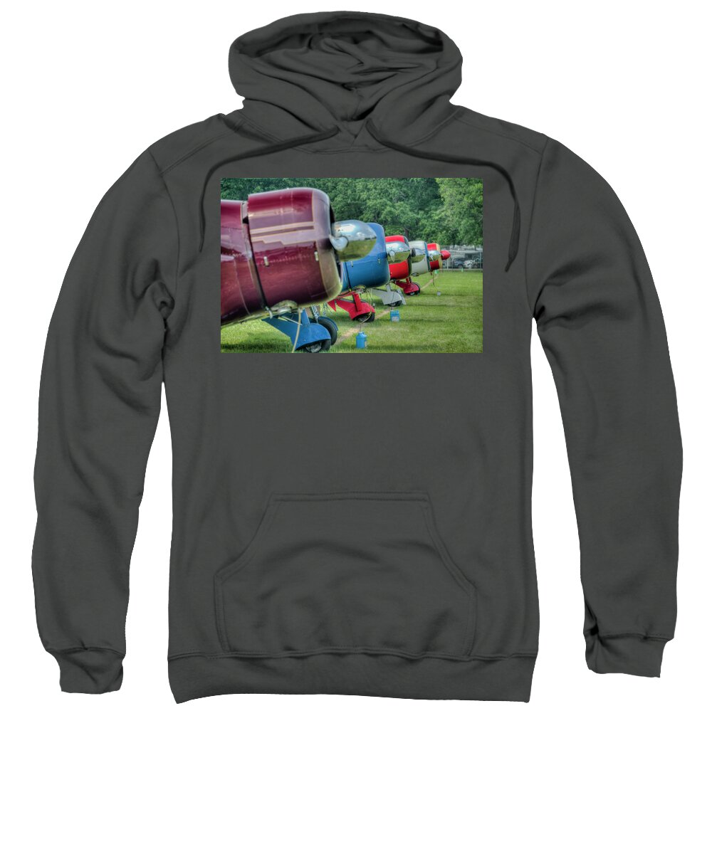 Plane Sweatshirt featuring the photograph Close Prop by Laura Hedien