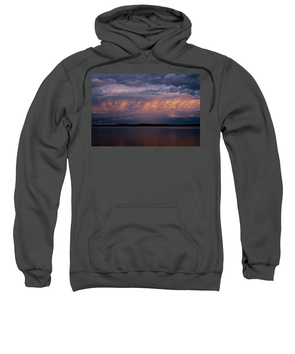 Storm Sweatshirt featuring the photograph Colourful storm by Nicolas Lombard