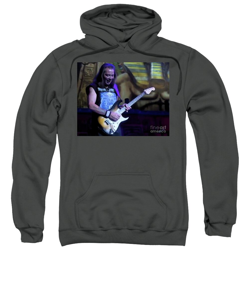 Dave Murray Sweatshirt featuring the photograph Dave Murray by Billy Knight