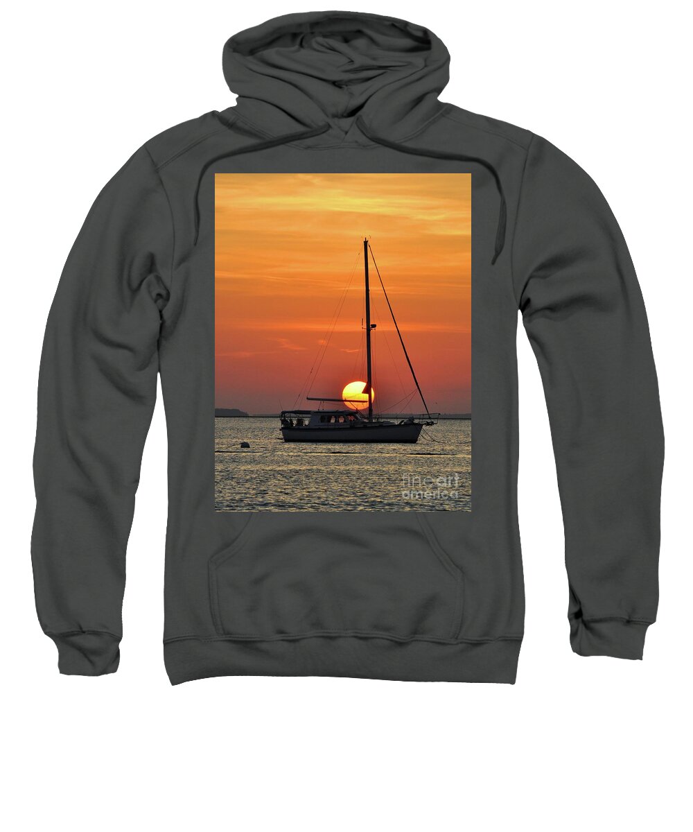 Nautical Sweatshirt featuring the photograph Days End by Randall Dill