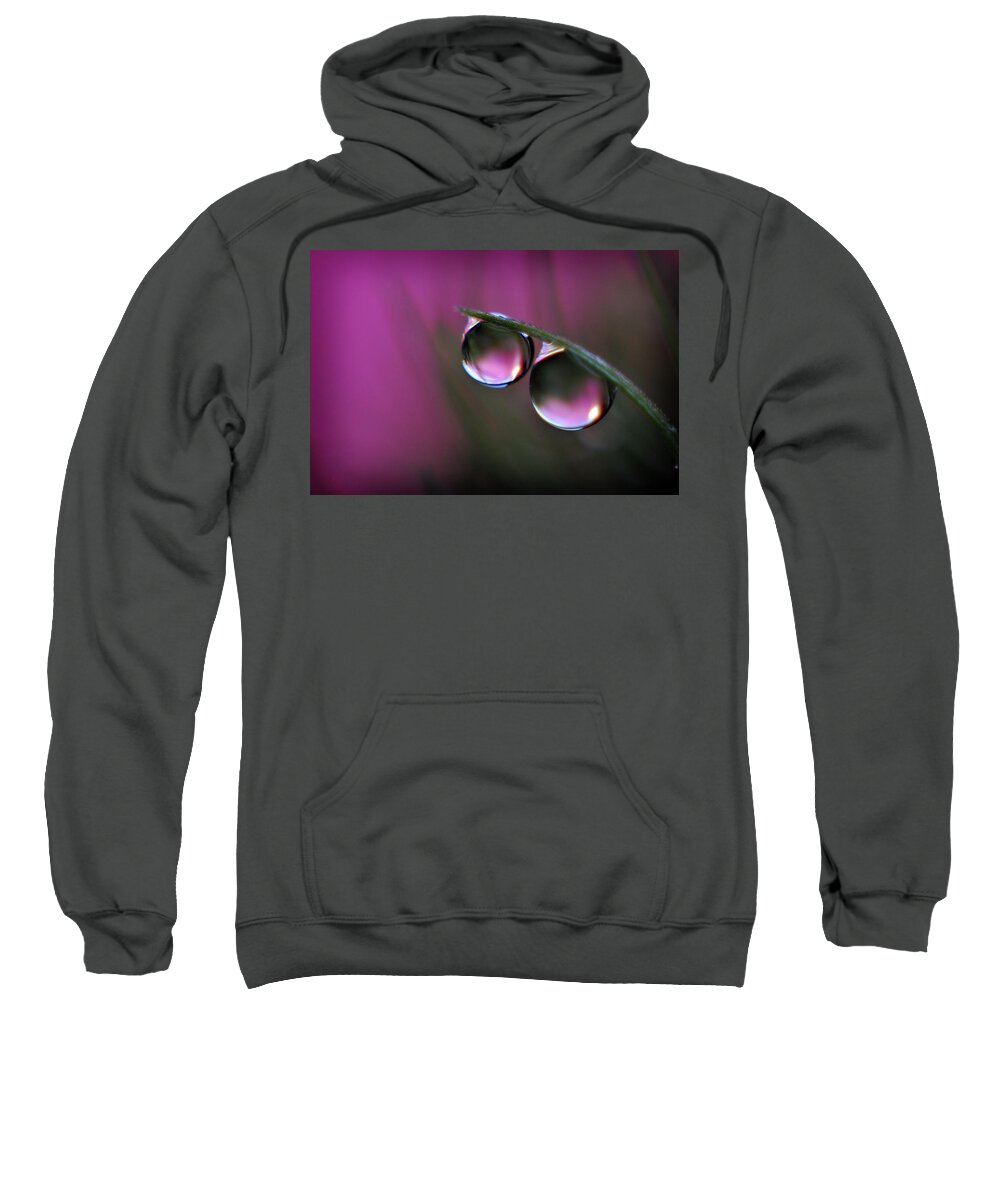 Water Drops Sweatshirt featuring the photograph Double Trouble by Michelle Wermuth