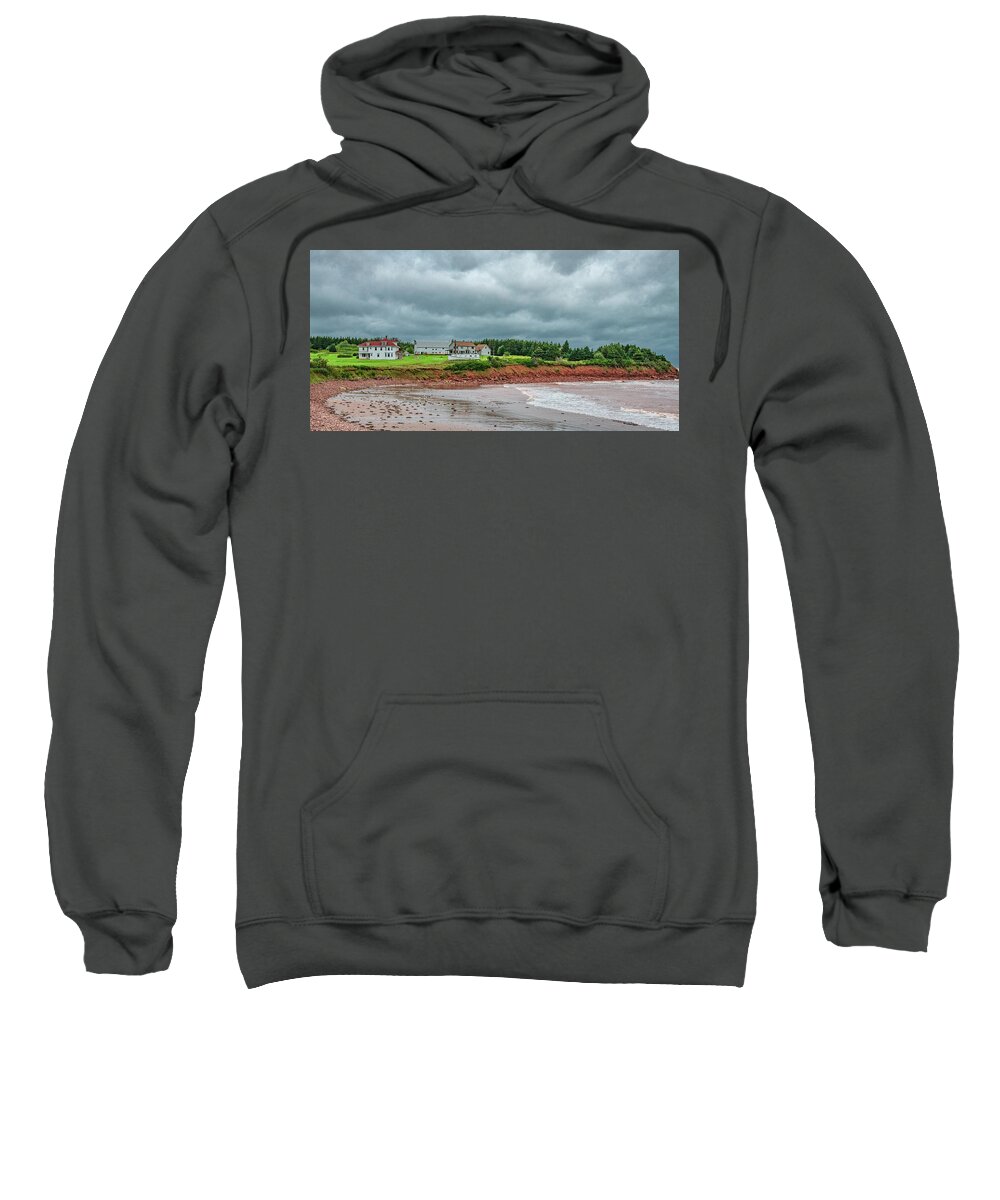 Pei Sweatshirt featuring the photograph Doyle's Cove, Prince Edward Island by Marcy Wielfaert