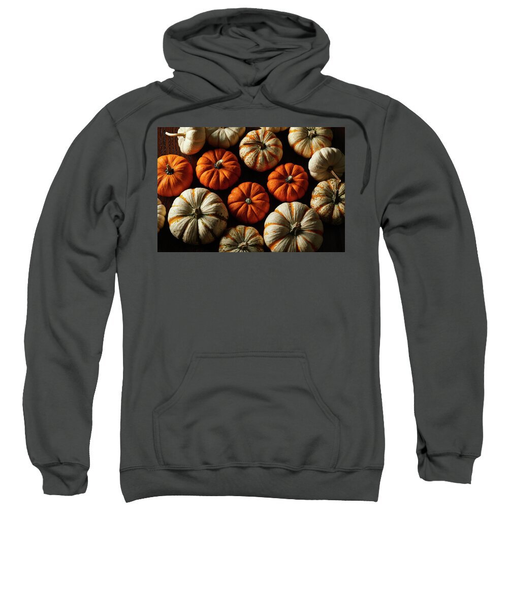 Food Sweatshirt featuring the photograph Dramatic Pumpkins #5 by Cuisine at Home