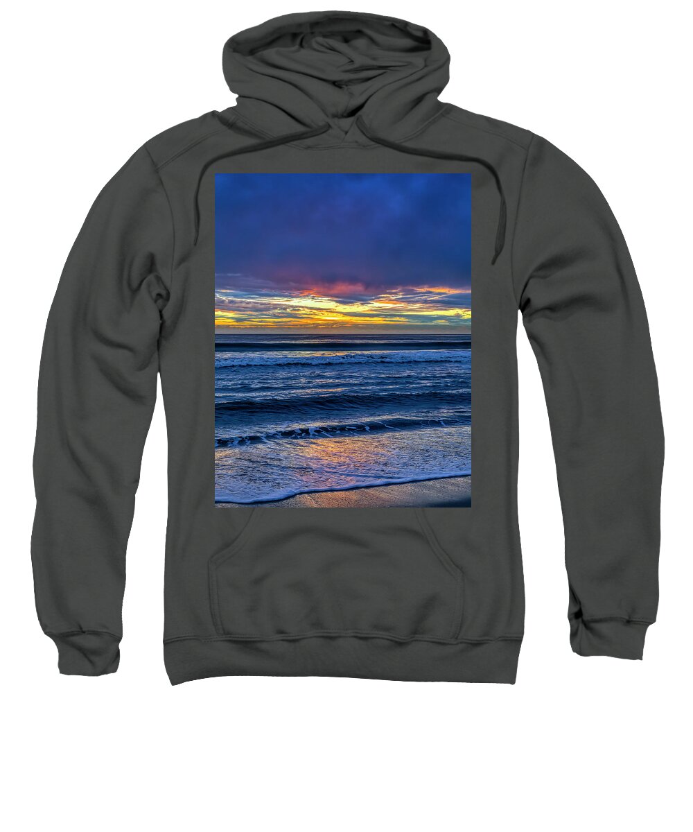 Sunset Sweatshirt featuring the photograph Entering The Blue Hour by Gene Parks