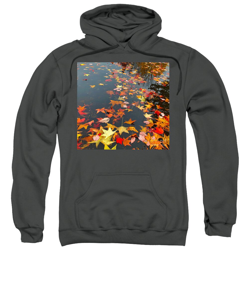 Fall Sweatshirt featuring the photograph Fall Leaves by Jeanette French