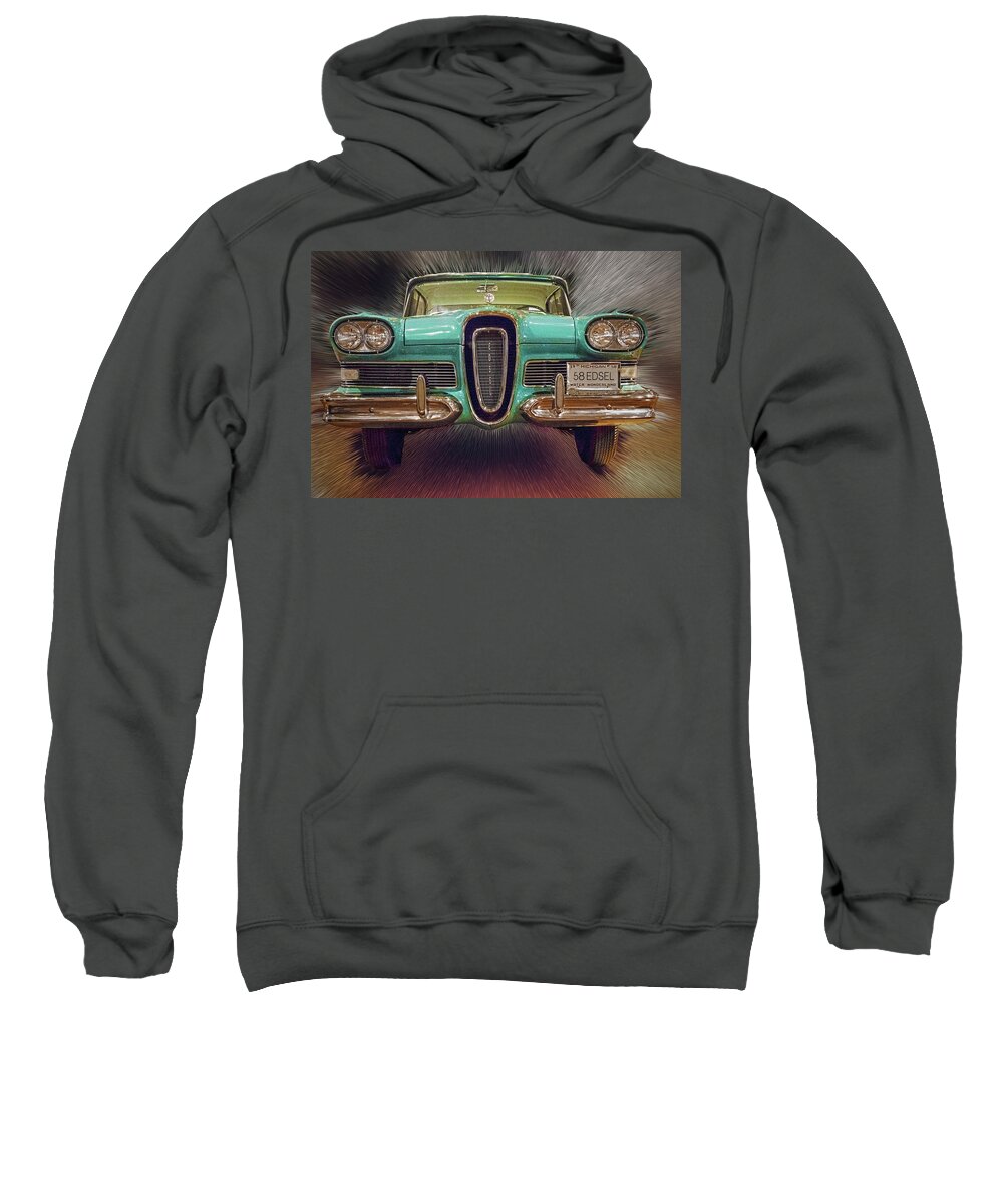 Ford Sweatshirt featuring the photograph Ford Edsel by Ira Marcus