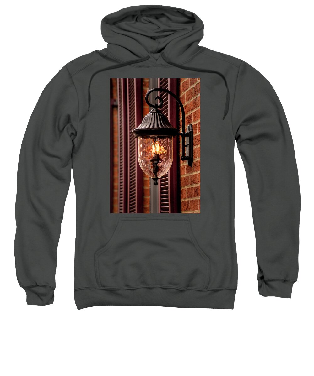 Lamp Sweatshirt featuring the photograph Frederick Lamp by Don Johnson