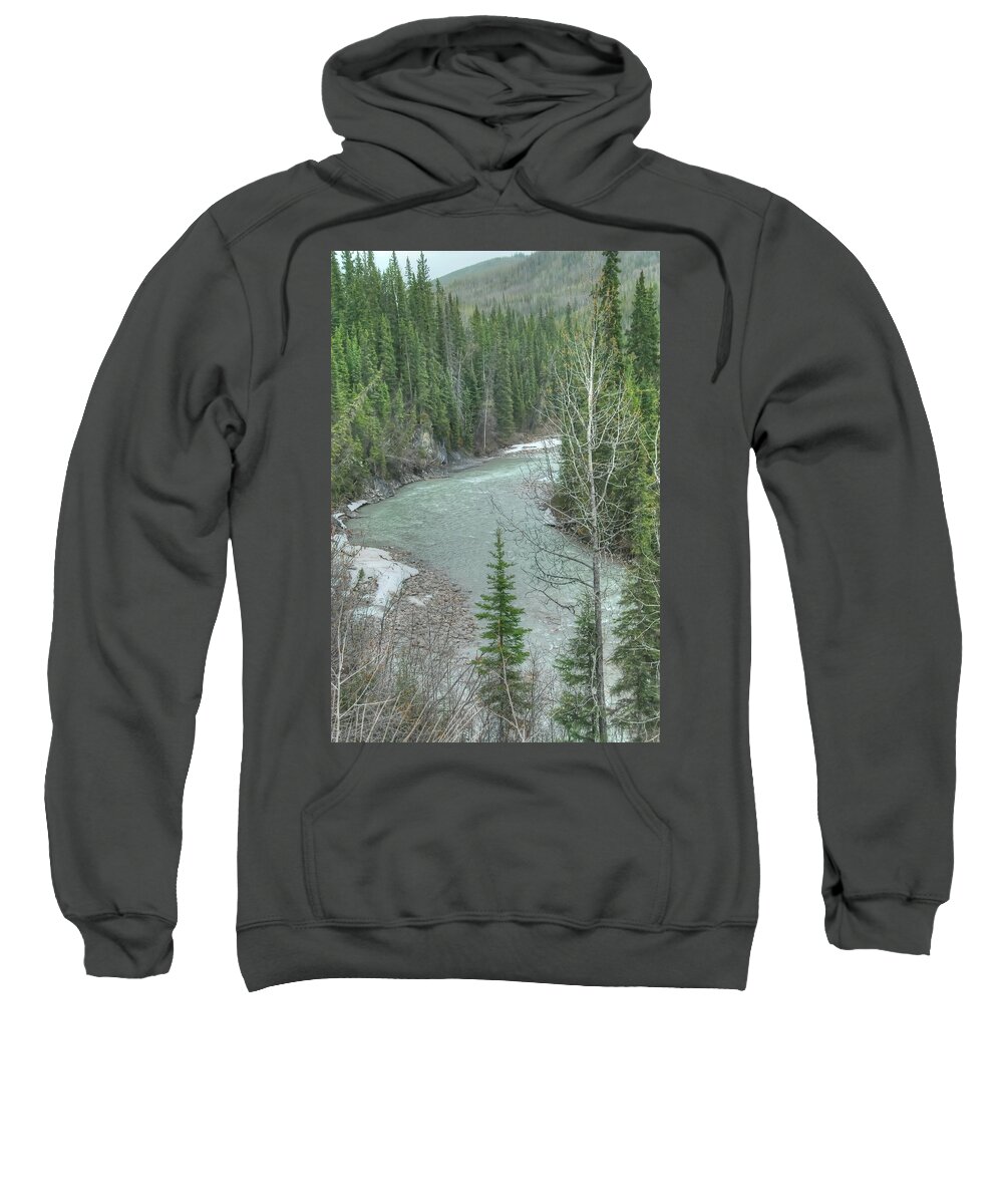 Ft. Nelson Sweatshirt featuring the photograph Ft. Nelson British Columbia by Dyle Warren