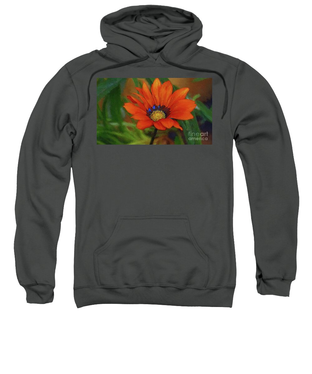 John+kolenberg Sweatshirt featuring the photograph Garden Flower Impressionist by John Kolenberg