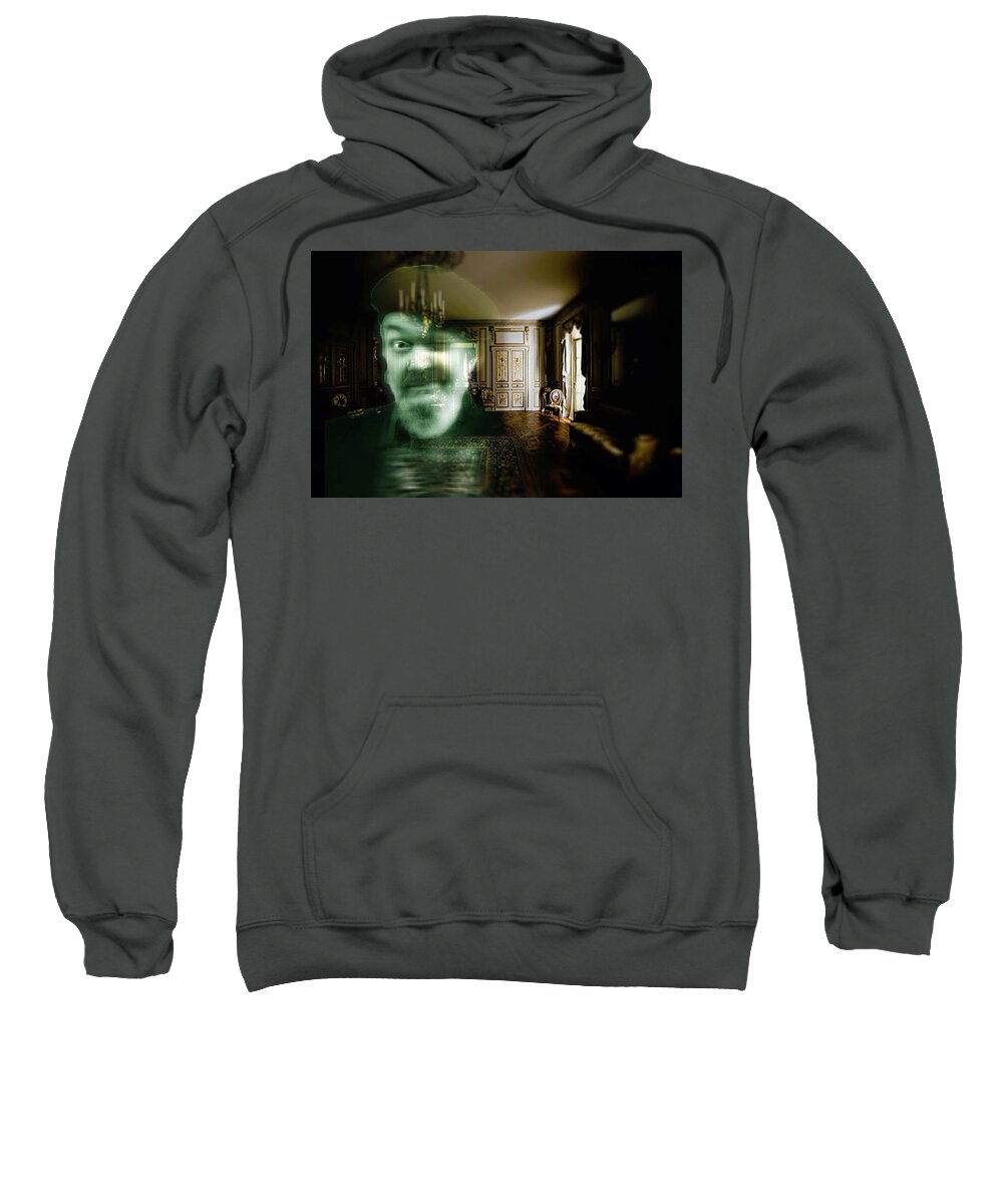 Blues Sweatshirt featuring the photograph Ghost of Dr. John by Pheasant Run Gallery