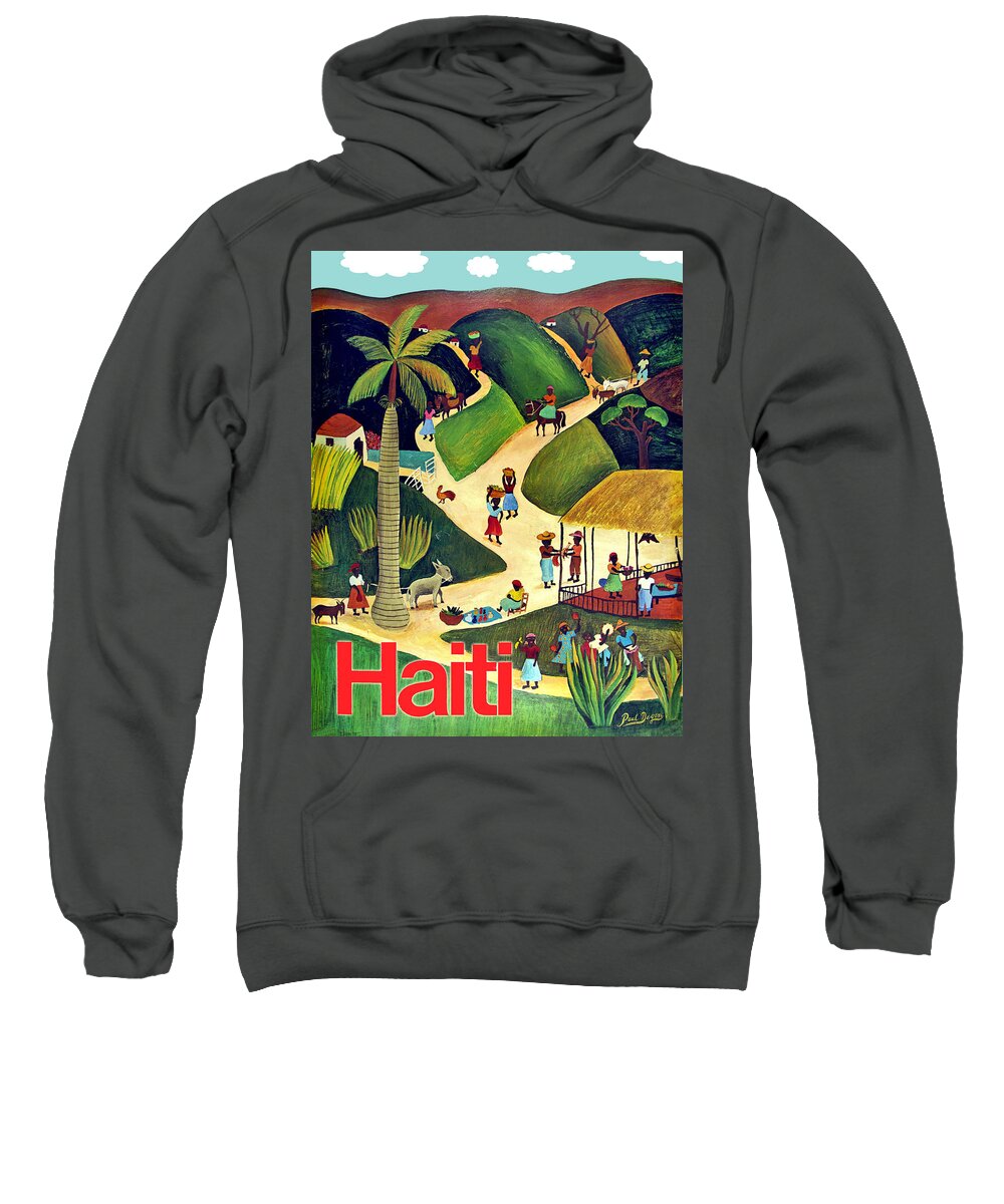 Haiti Sweatshirt featuring the digital art Haiti by Long Shot