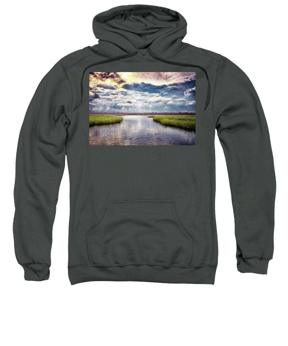 Water Sweatshirt featuring the photograph Intracoastal Storm by Joseph Desiderio