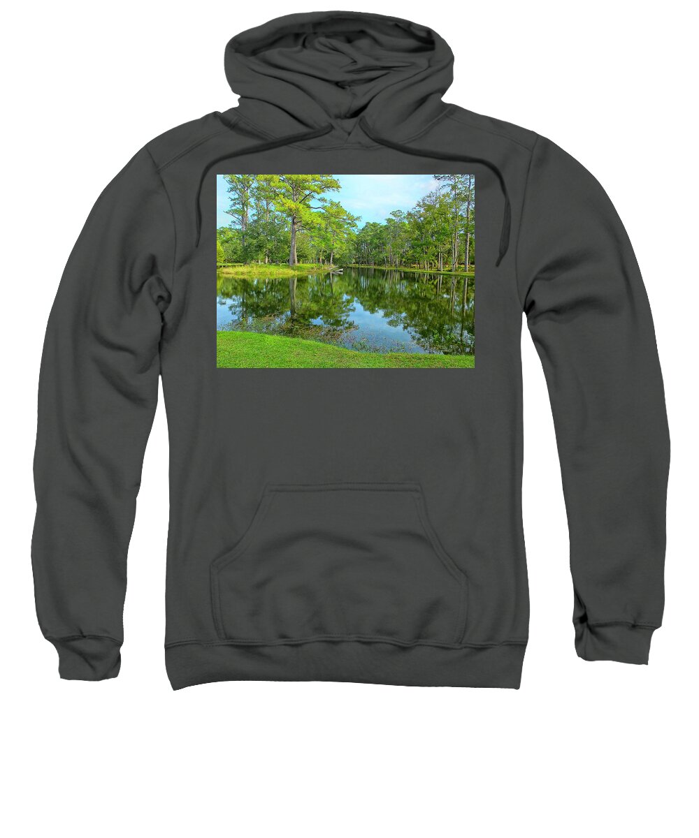 Water Sweatshirt featuring the photograph Jessamine Pond by Bill Barber