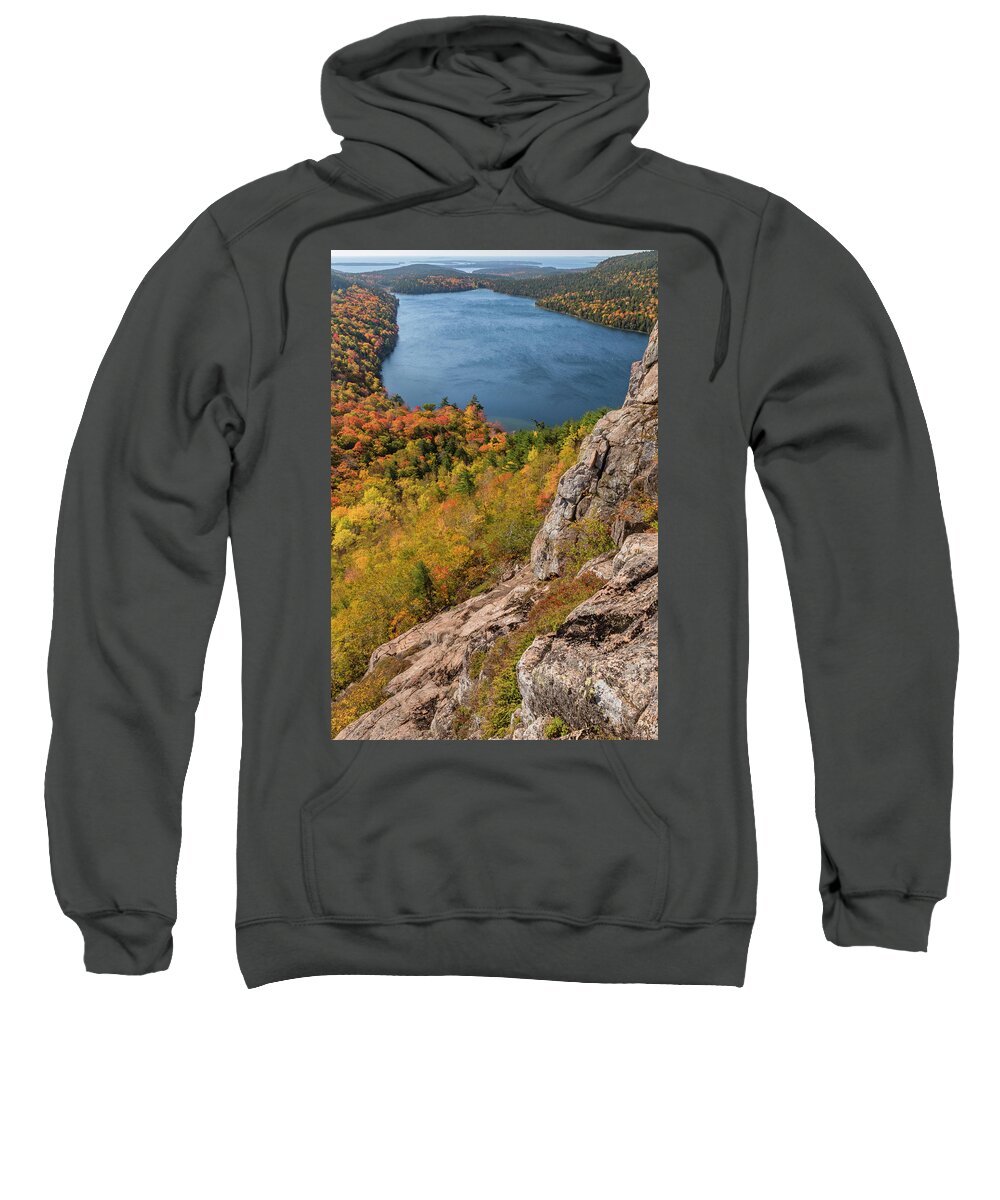 Jeff Foott Sweatshirt featuring the photograph Jordan Pond On Mt Desert Island by Jeff Foott