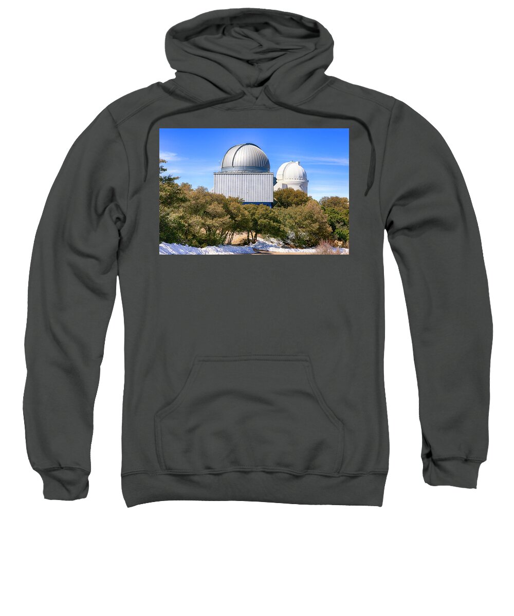 Observatory Sweatshirt featuring the photograph Kitt Peak Observatory AZ by Chris Smith