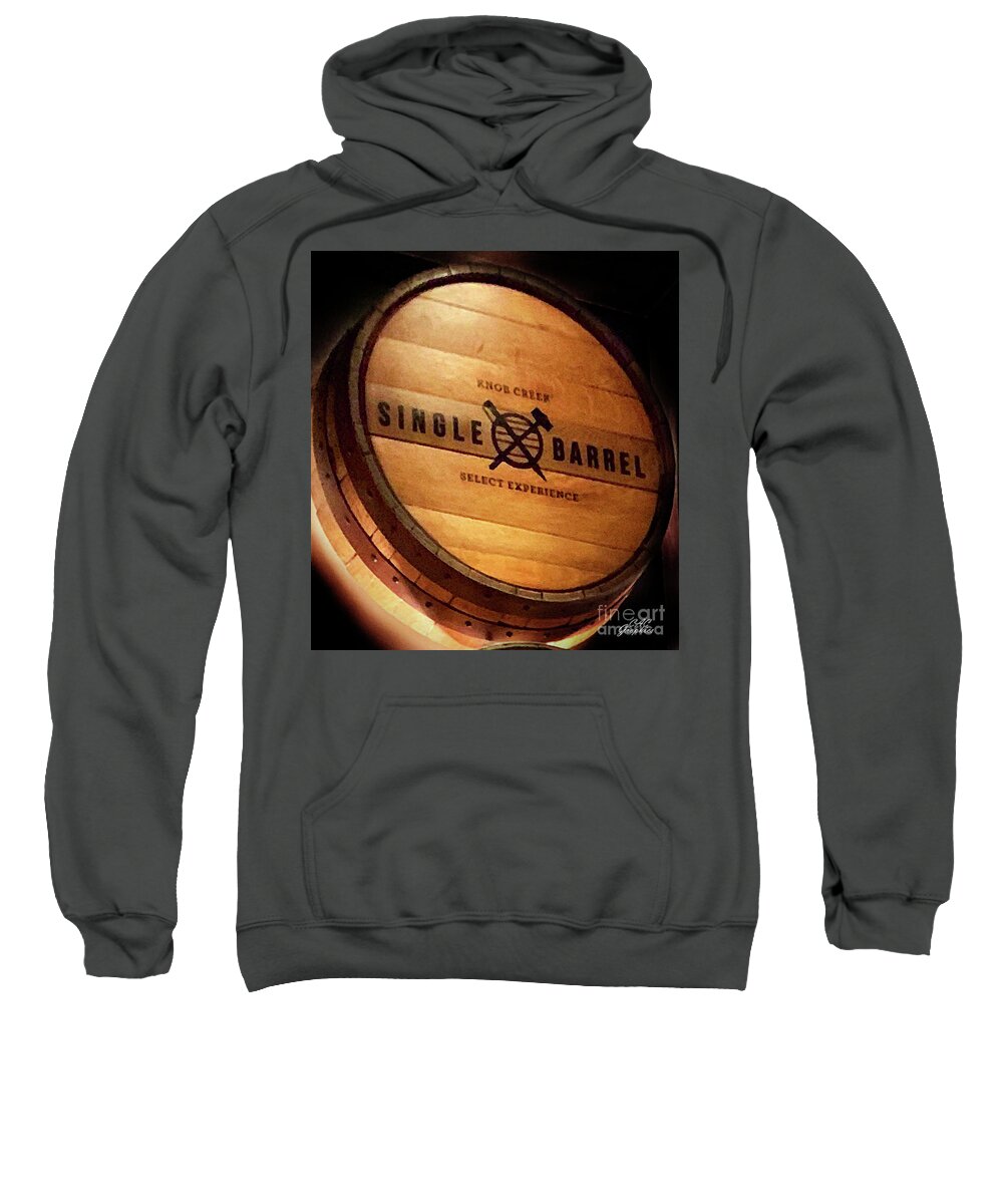 Knob Creek Sweatshirt featuring the digital art Knob Creek Barrel by CAC Graphics