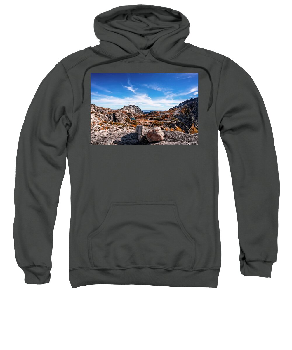 Nature Sweatshirt featuring the photograph Landscape of the enchantments by Philip Cho