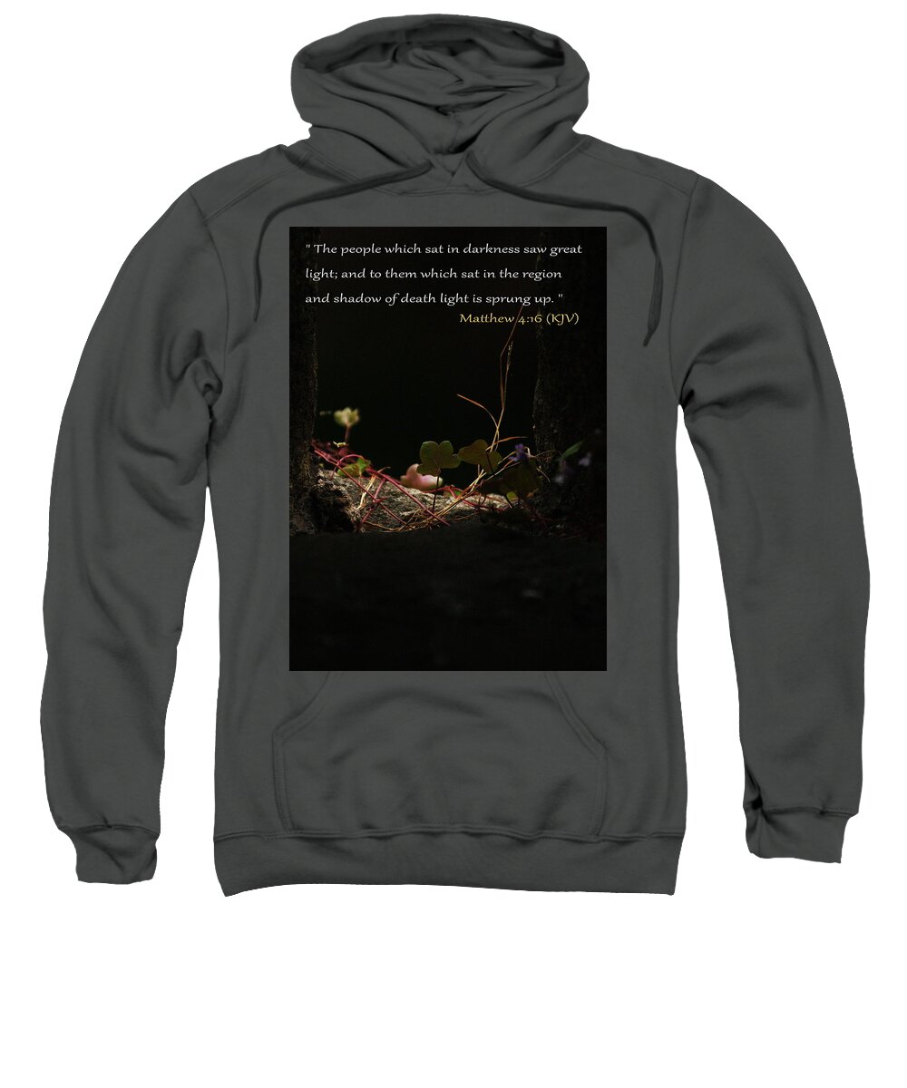 Greeting Card Sweatshirt featuring the photograph Light of Hope by Richard Thomas