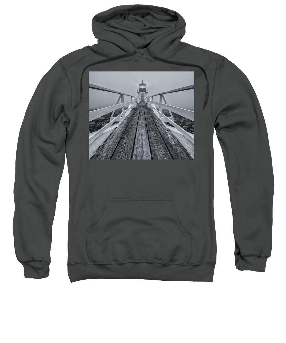 Marshall Point Light Sweatshirt featuring the photograph Marshall Point Lighthouse by Rob Davies