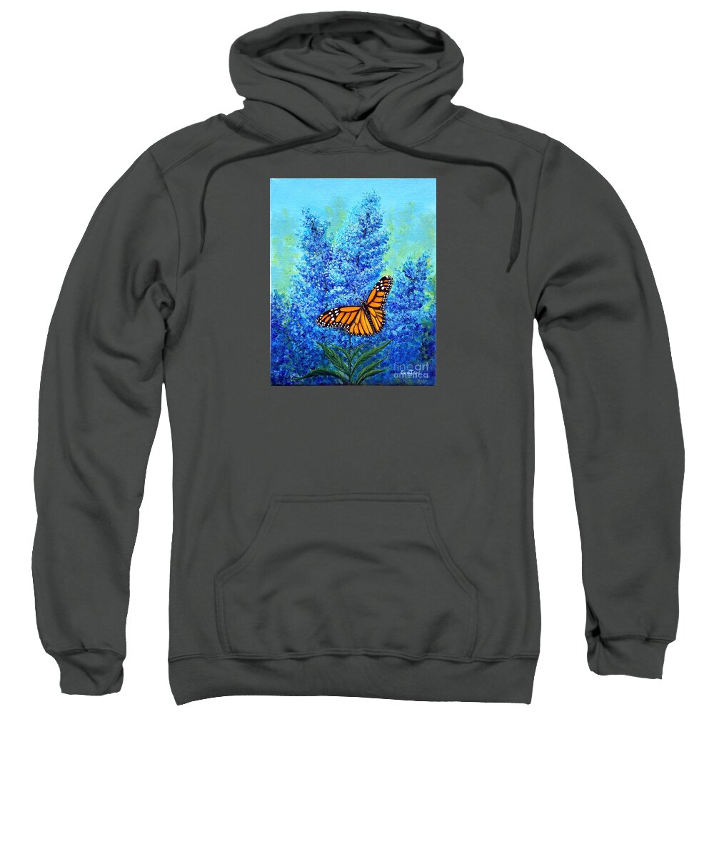 Moment Sweatshirt featuring the painting Moments by Sarah Irland