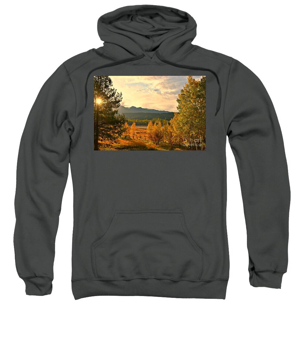 Fall Colors Sweatshirt featuring the photograph Morning Light by Dorrene BrownButterfield