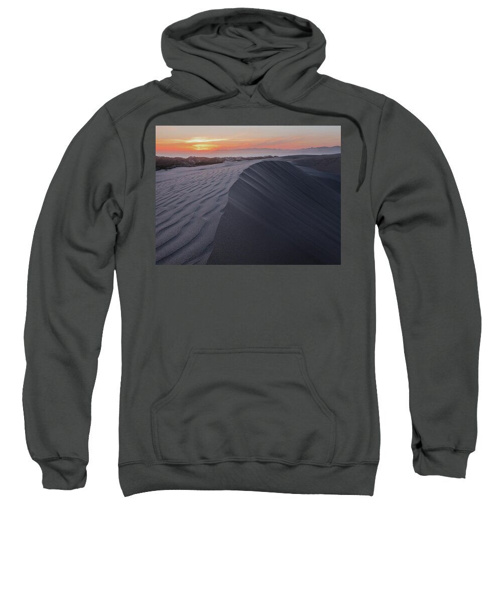 Oceano Sweatshirt featuring the photograph Oceano Dunes Sunset by Mike Long
