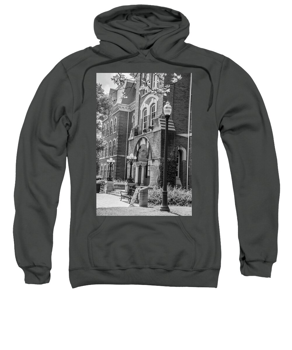 Big Ten Sweatshirt featuring the photograph Ohio State University Black and White 10 by John McGraw