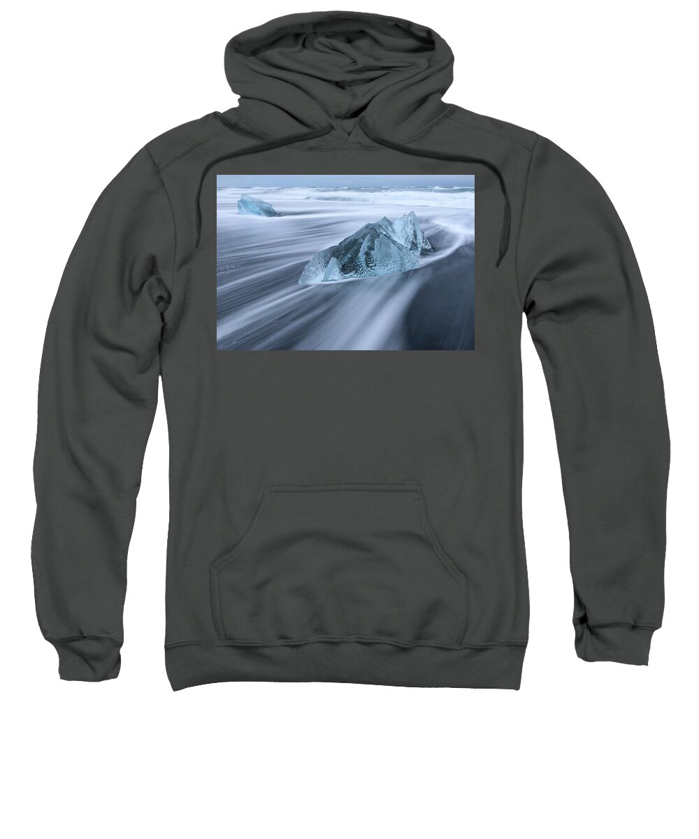 Iceland Sweatshirt featuring the photograph Ornate Ice by Rob Davies