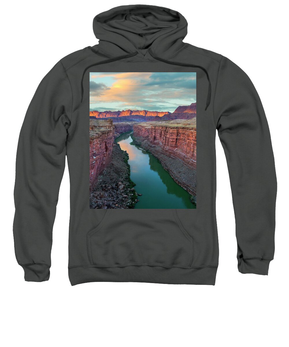 00574880 Sweatshirt featuring the photograph Paria River Canyon, Vermilion Cliffs #1 by Tim Fitzharris