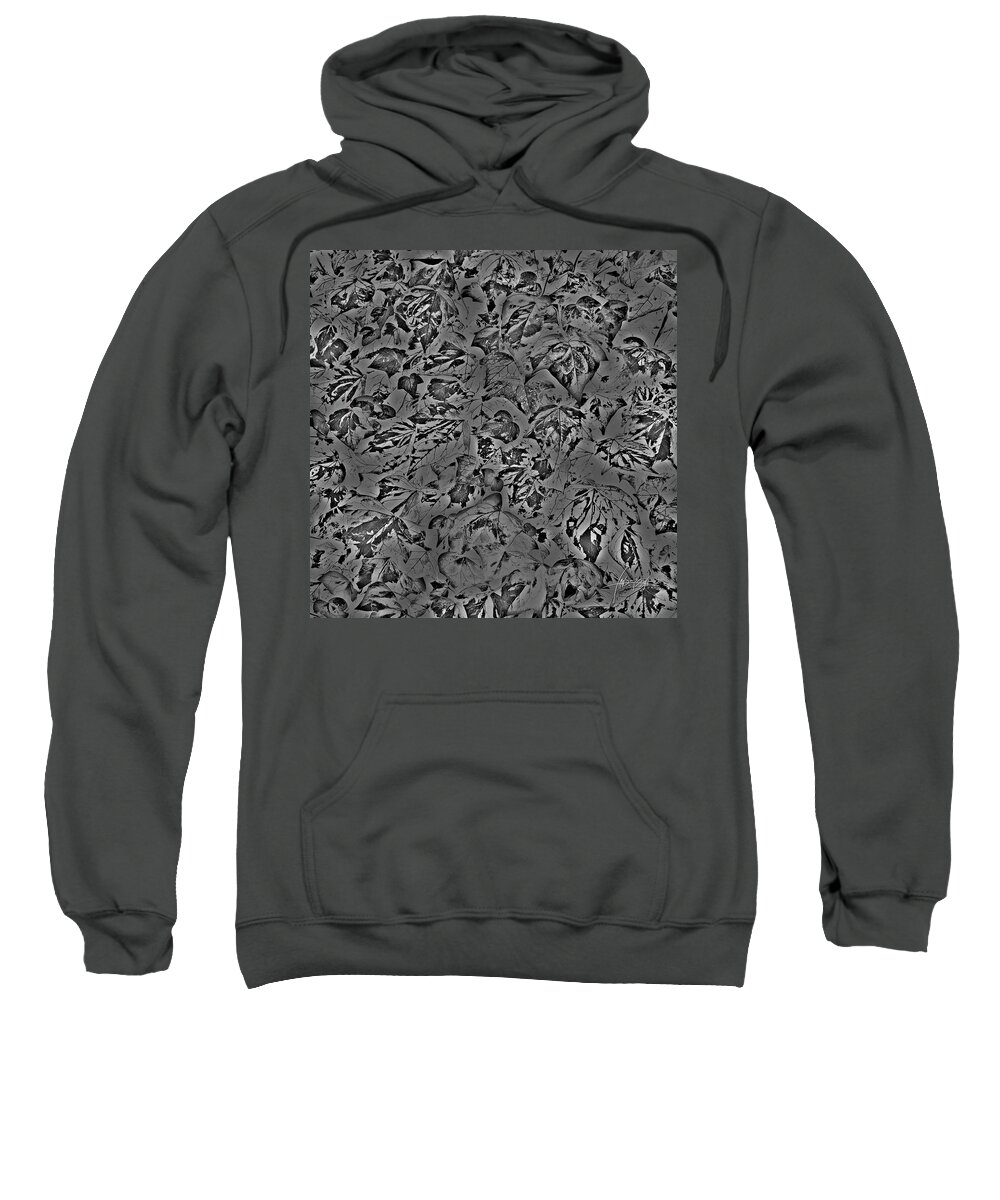 Digital Art Sweatshirt featuring the photograph Photosynthesis in black and white by Ian Anderson