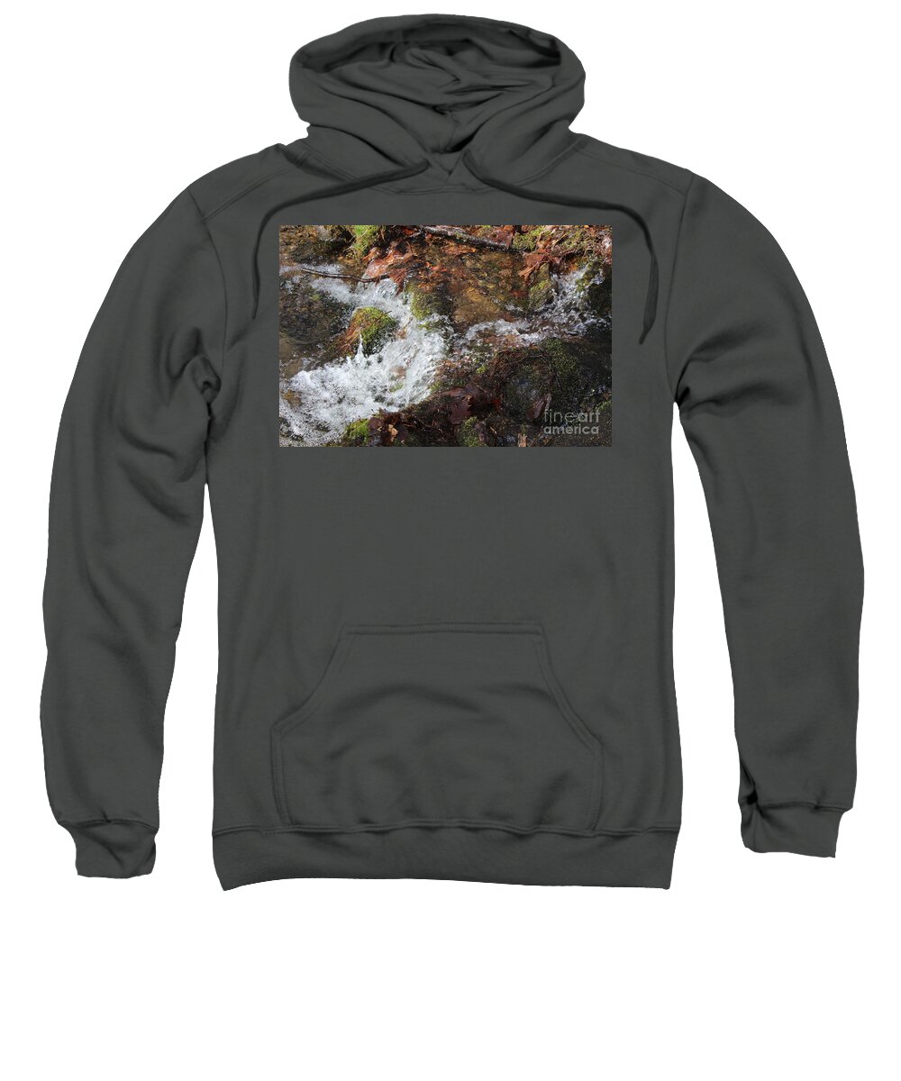 Poconos Rapids Sweatshirt featuring the photograph Poconos rapids by Barbra Telfer