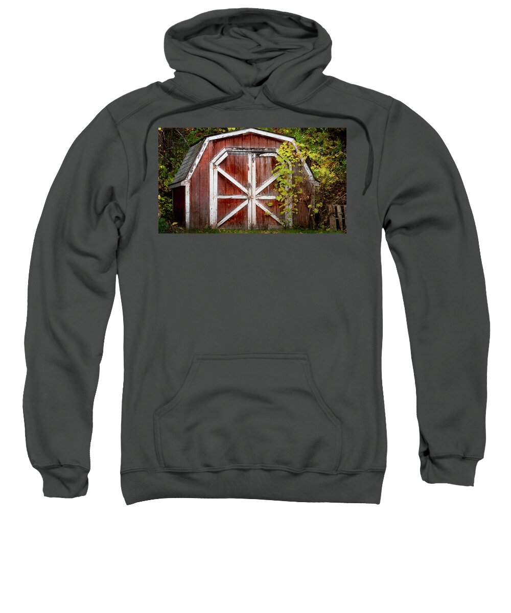 2019 Sweatshirt featuring the photograph Red Barn by Rob Smith's