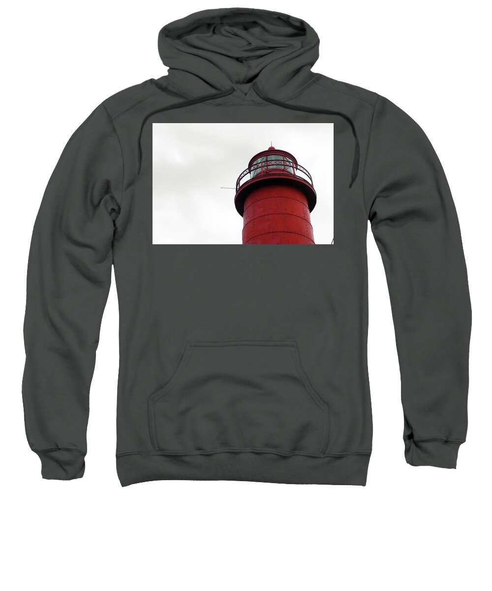 Minimal Sweatshirt featuring the photograph Red by Michelle Wermuth