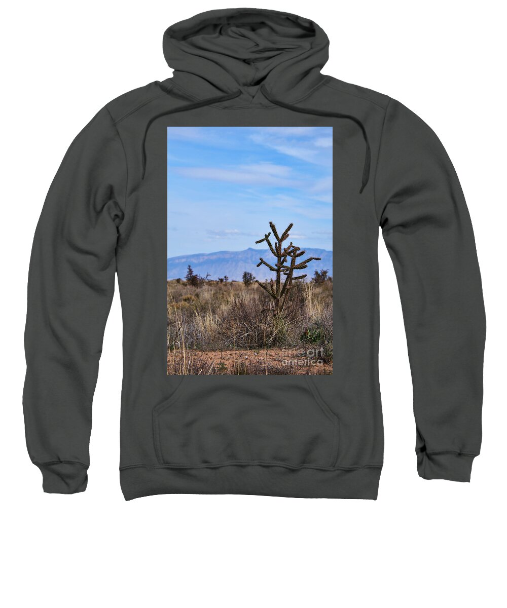 Sandia Mountains Sweatshirt featuring the photograph Sandia Mountains by Robert WK Clark