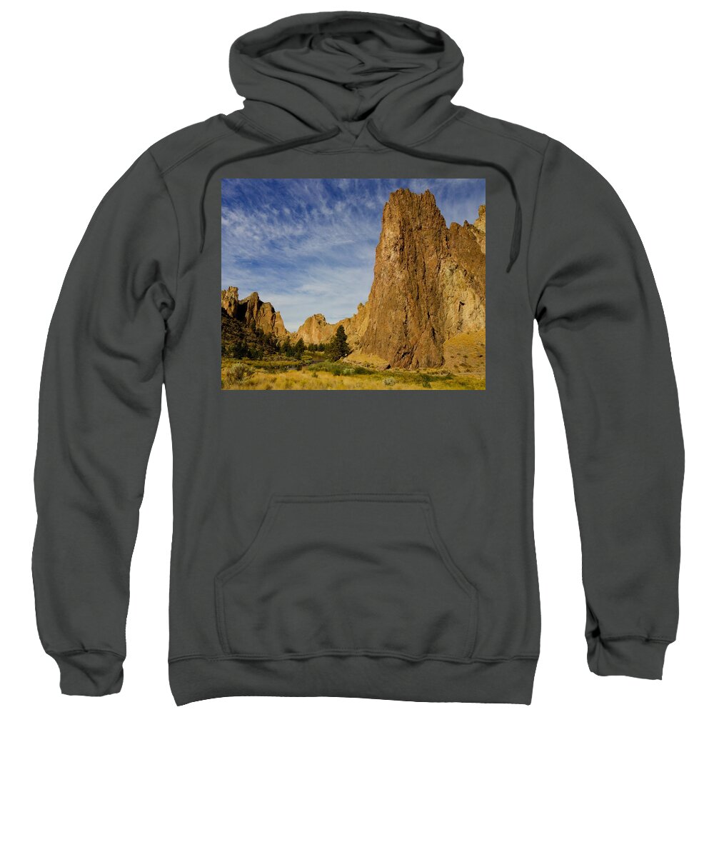 Smith Sweatshirt featuring the photograph Smith Rock State Park by Todd Kreuter