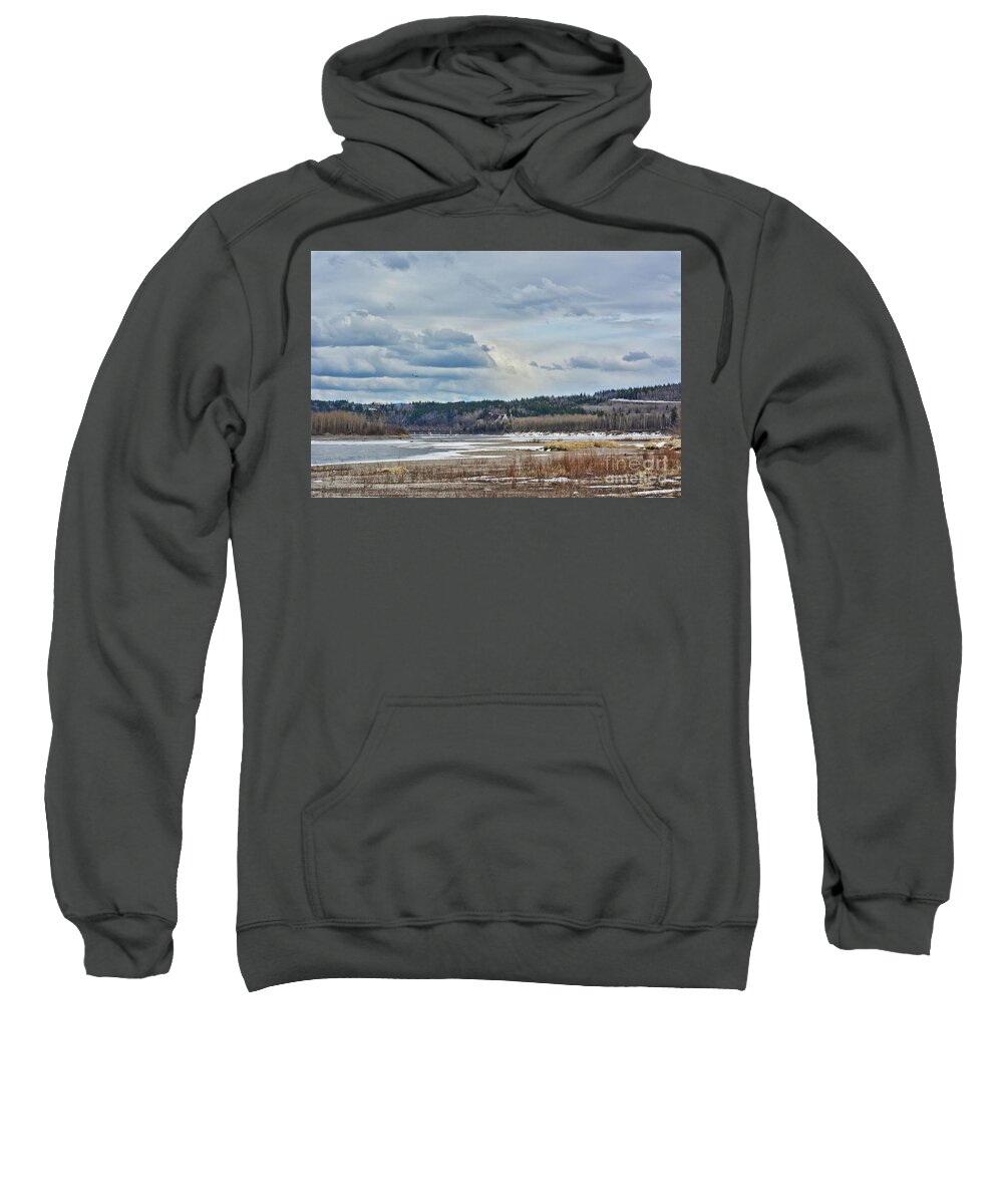 Airplane Sweatshirt featuring the photograph Smooth Landing by Vivian Martin