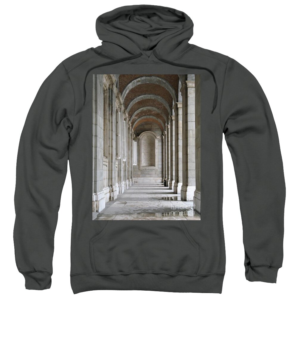 Madrid Sweatshirt featuring the photograph Spanish Arch Reflections by World Reflections By Sharon
