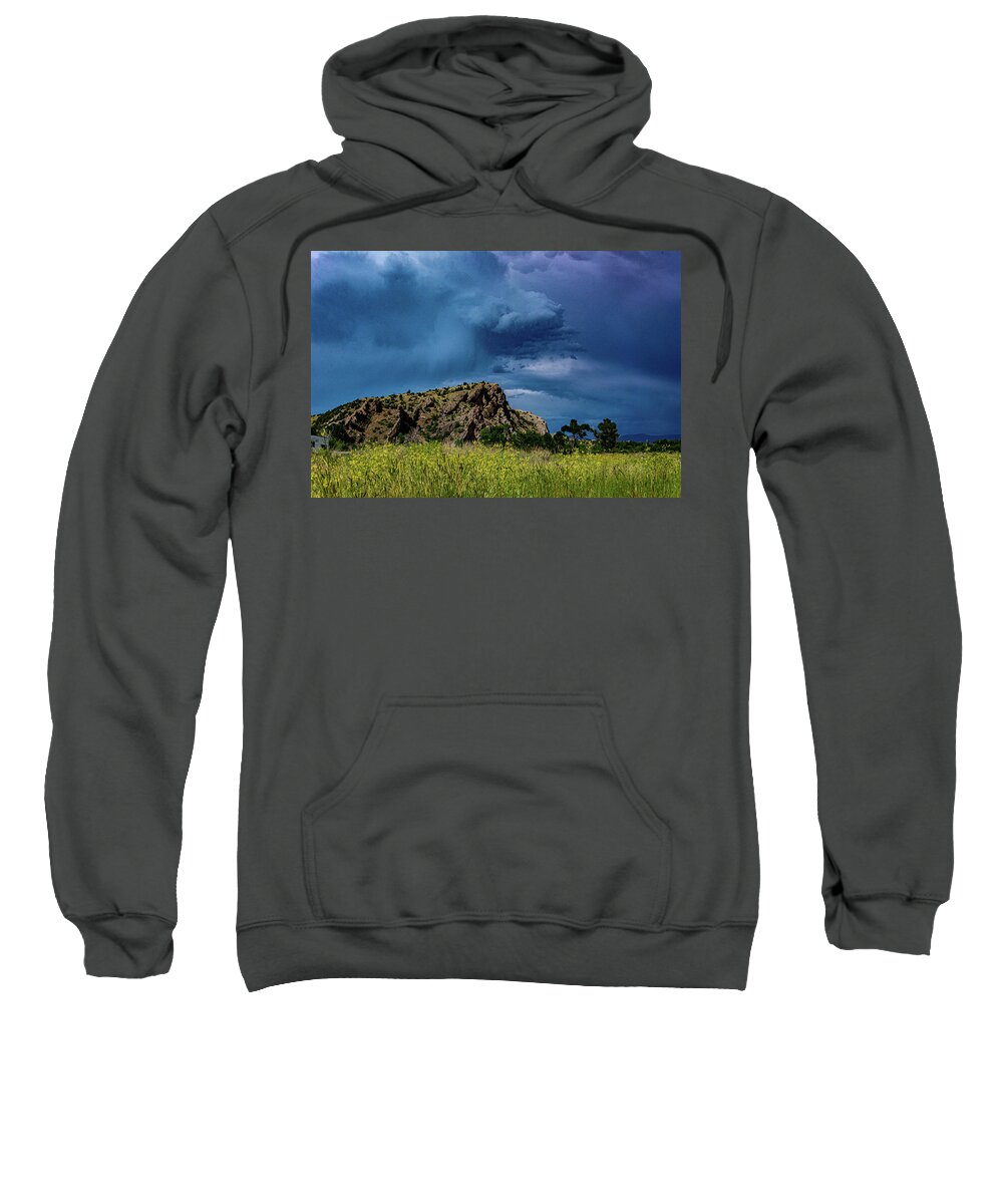 Storm Sweatshirt featuring the photograph Storm over Southwestern Montana by Douglas Wielfaert