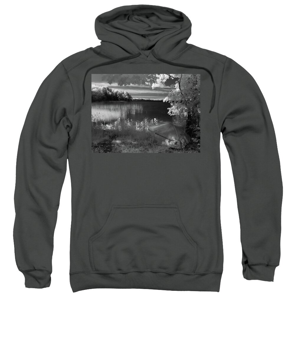 Waterscape Sweatshirt featuring the photograph Summer Morning by Vicky Edgerly