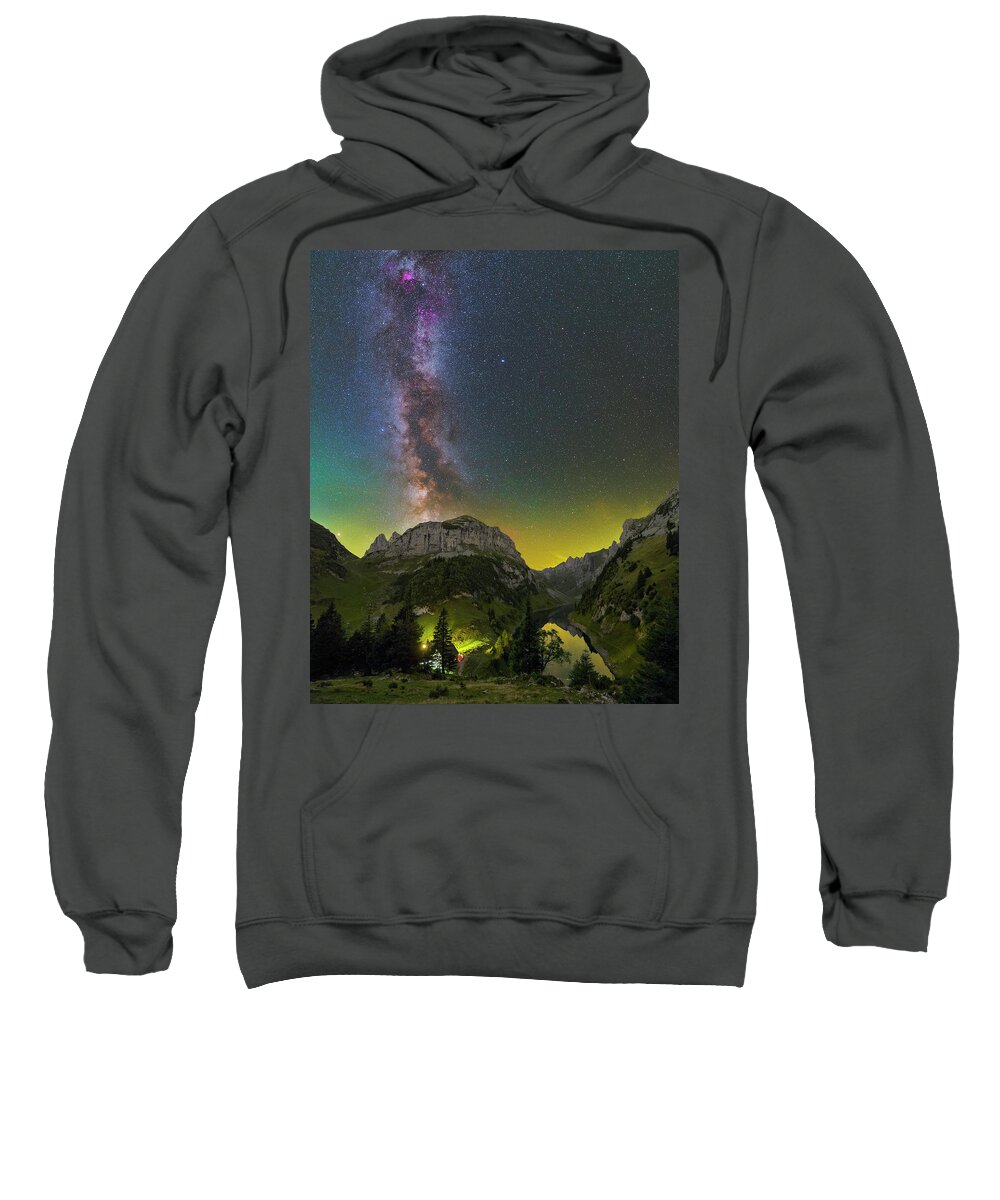 Mountains Sweatshirt featuring the photograph Summer's End by Ralf Rohner