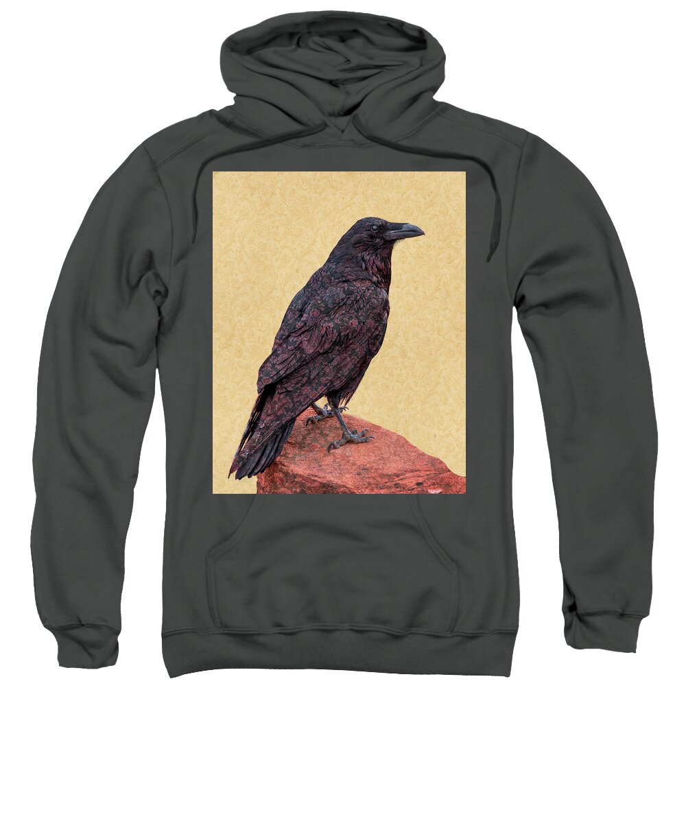 Raven Sweatshirt featuring the photograph Tapestry by Mary Hone
