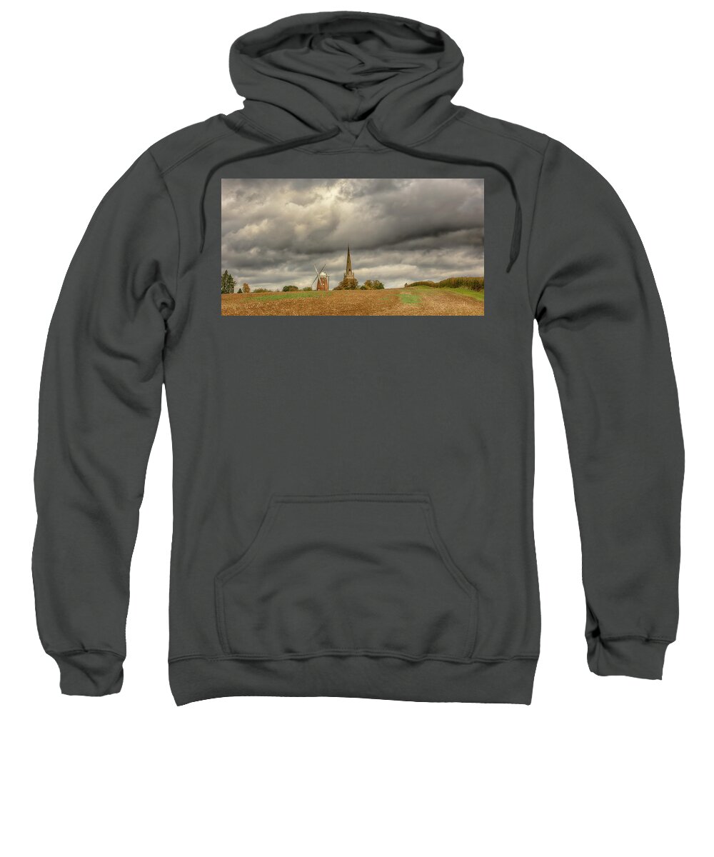 Chriscousins Sweatshirt featuring the photograph Thaxted - An English Countryside View by Chris Cousins