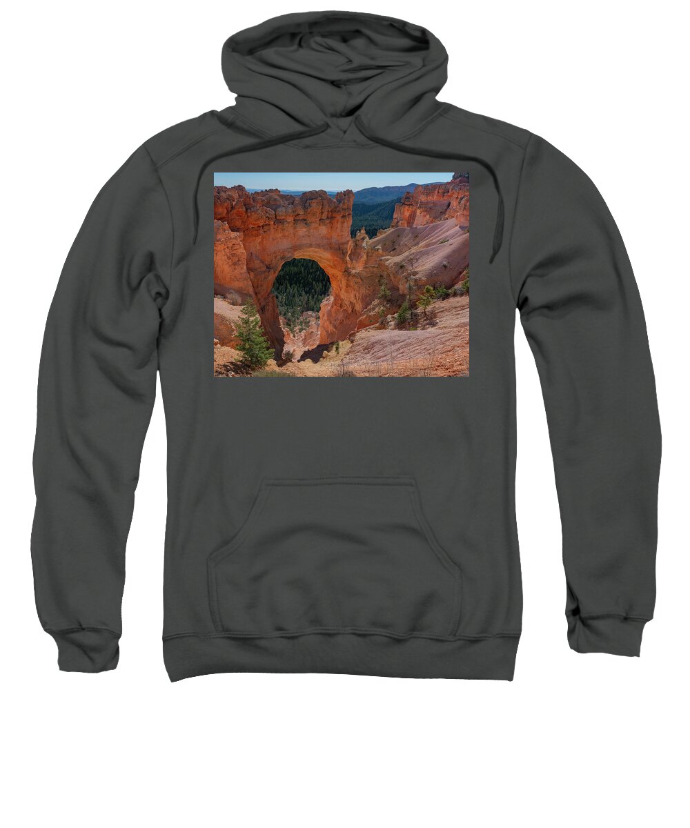 Stone Arch Sweatshirt featuring the photograph The Arch by Arthur Oleary