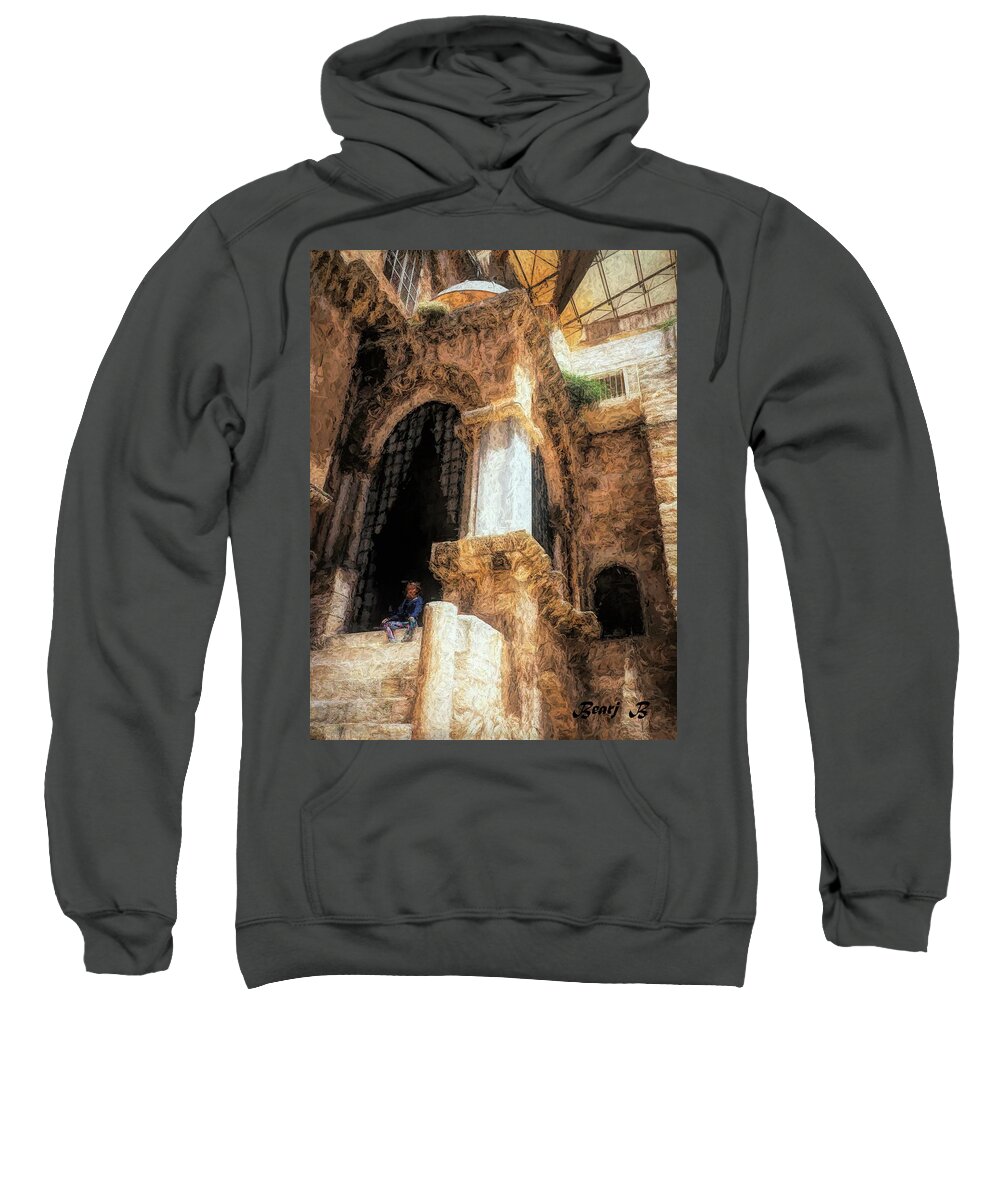 Church Of The Holy Sepulcher Sweatshirt featuring the photograph The Ruler by Bearj B Photo Art