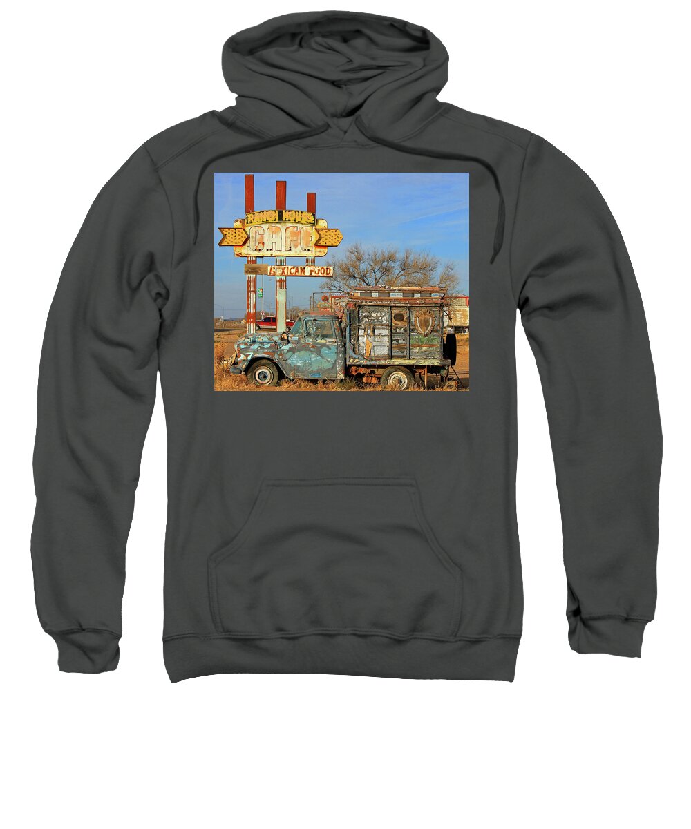 Truck Sweatshirt featuring the photograph Tucumcari Truck by Jonathan Thompson